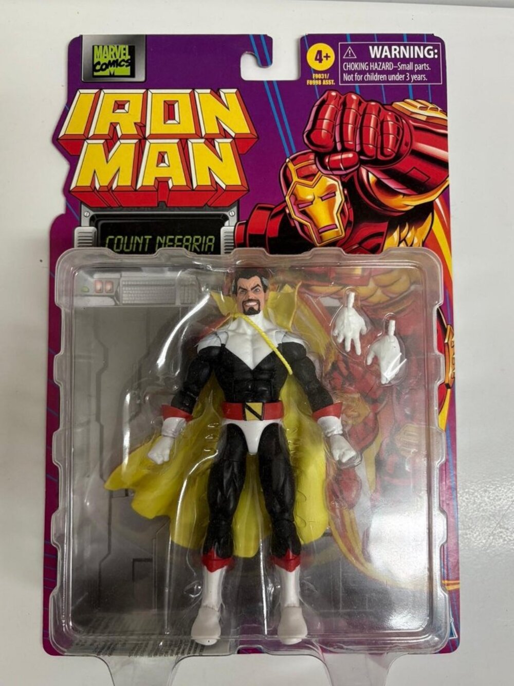 Marvel Legends Iron Man Count Nefaria Action Figure Hasbro